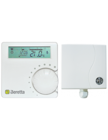Beretta Comando Remoto Cronotermostato Alpha 7D Settimanale Digitale Wi-Fi per Caldaia 20101748