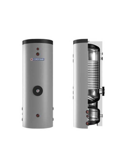 Cordivari Bollitore in Acciaio Bolly 1 HY XL WB 500 L Classe A  Coibentazione Rigida in Polywarm