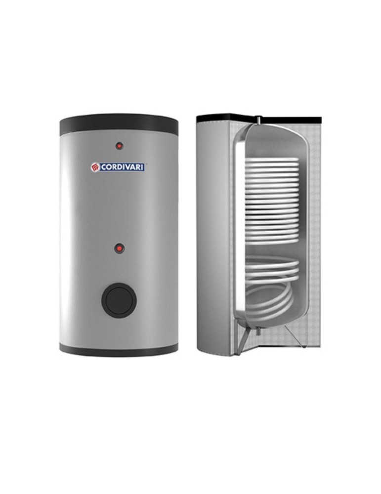 Cordivari Bollitore in Acciaio Bolly 2 XL WB 200 L Coibentazione Rigida in Polywarm