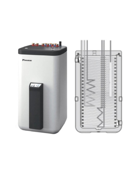 DAIKIN Accumulatore Per Solare a Svuotamento  Hybridcube HYC 544/32/0 500 L