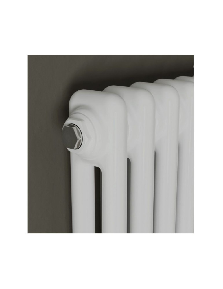 CORDIVARI Radiatore in Acciaio Ardesia Bianco RAL 9010  per Riscaldamento 3 Colonne H 1800 Interasse1744 W 720 a 4 Elementi