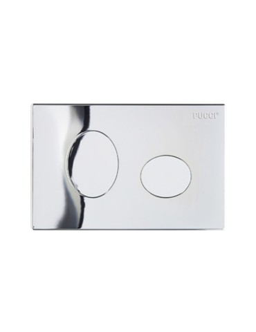 Pucci Placca Eco Ellisse Ad Incasso Cromata  280x180mm