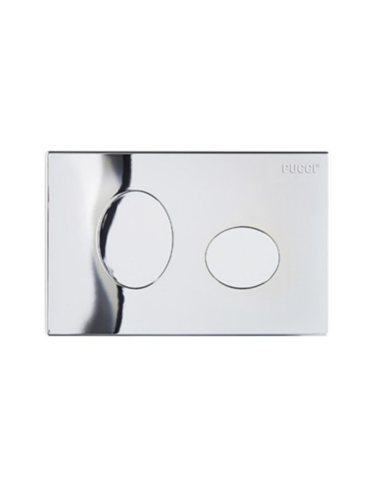 Pucci Placca Eco Ellisse Ad Incasso Cromata  280x180mm