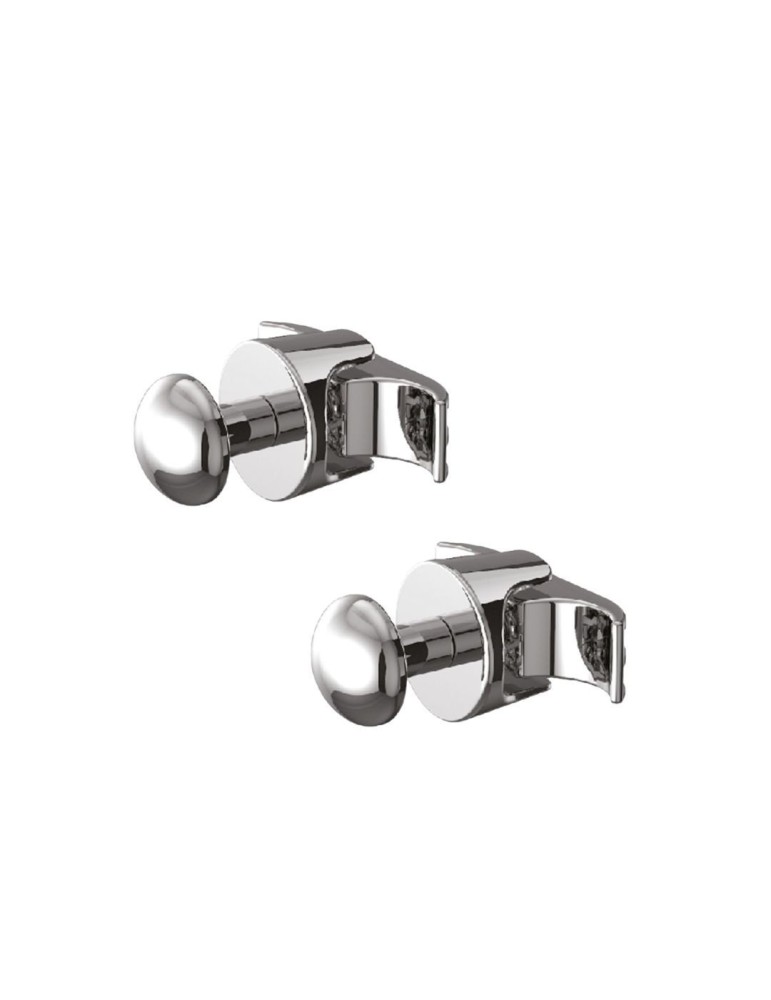 Cordivari Set Appendini 2 pezzi Ardesia Cromati Porta Asciugamani Per Radiatori Termoarredo