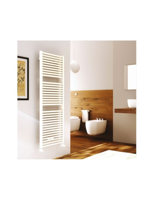 Claudia H 1807 L 500 Verniciato Bianco 44 Elementi Tubolare RAL 9010 Interasse 450