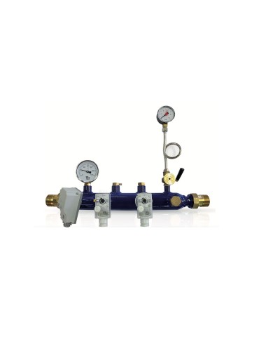 FANTINICOSMI Collettori Portastrumenti DN 80 Corpo Collettore in Acciaio S195T Verniciato