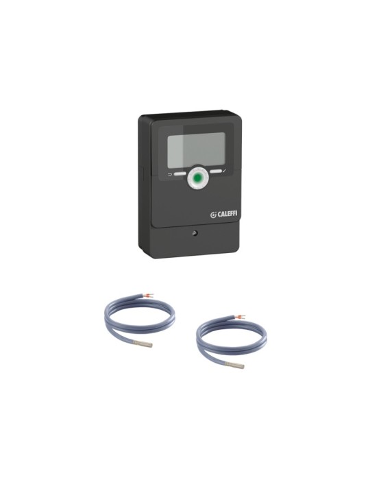 CALEFFI Regolatore Digitale per Riscaldamento e Condizionamento Con Sonda di Mandata ad Immersione Pt1000 Ø 6 mm