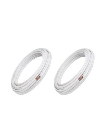 Coppia Tubi Rame Climatizzatore Condizionatore da 3 Metri 1/4 + 3/8 0,8mm