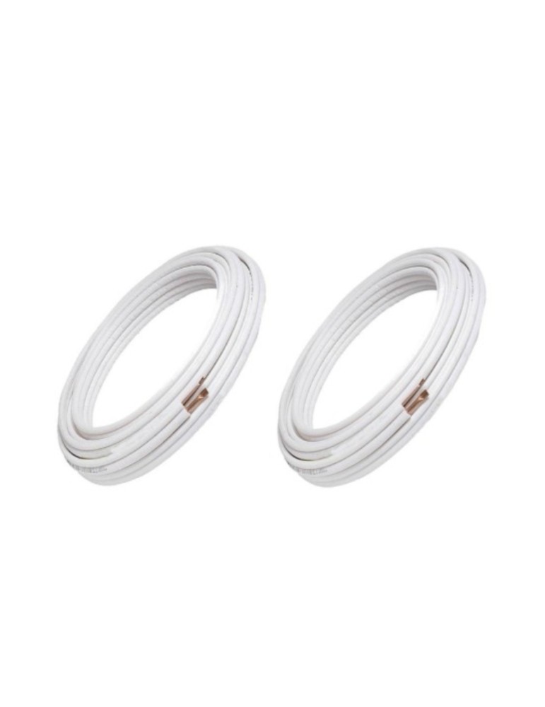 Coppia Tubi Rame Climatizzatore Condizionatore da 3 Metri 1/4 + 3/8 0,8mm