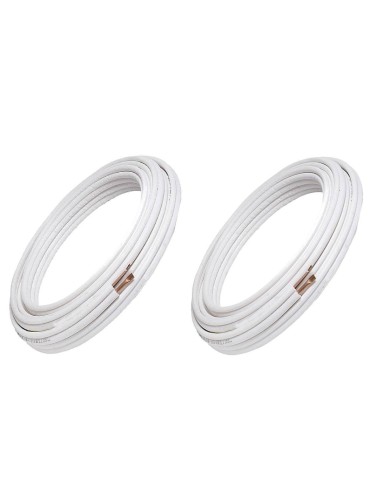Kit Coppia Tubi Rame Climatizzatore Condizionatore  1/4 + 3/8  10 metri