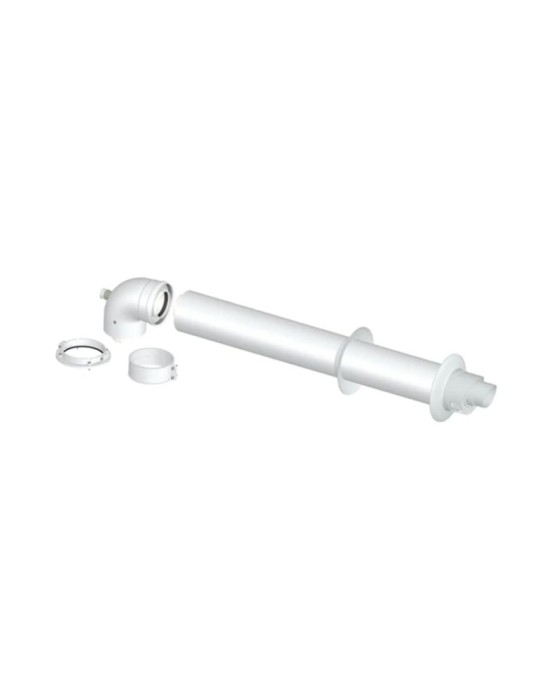 POLYMAX Kit Coassiale Scarico Fumi Orizzontale MOD.005 Adattabile Vaillant per Caldaie