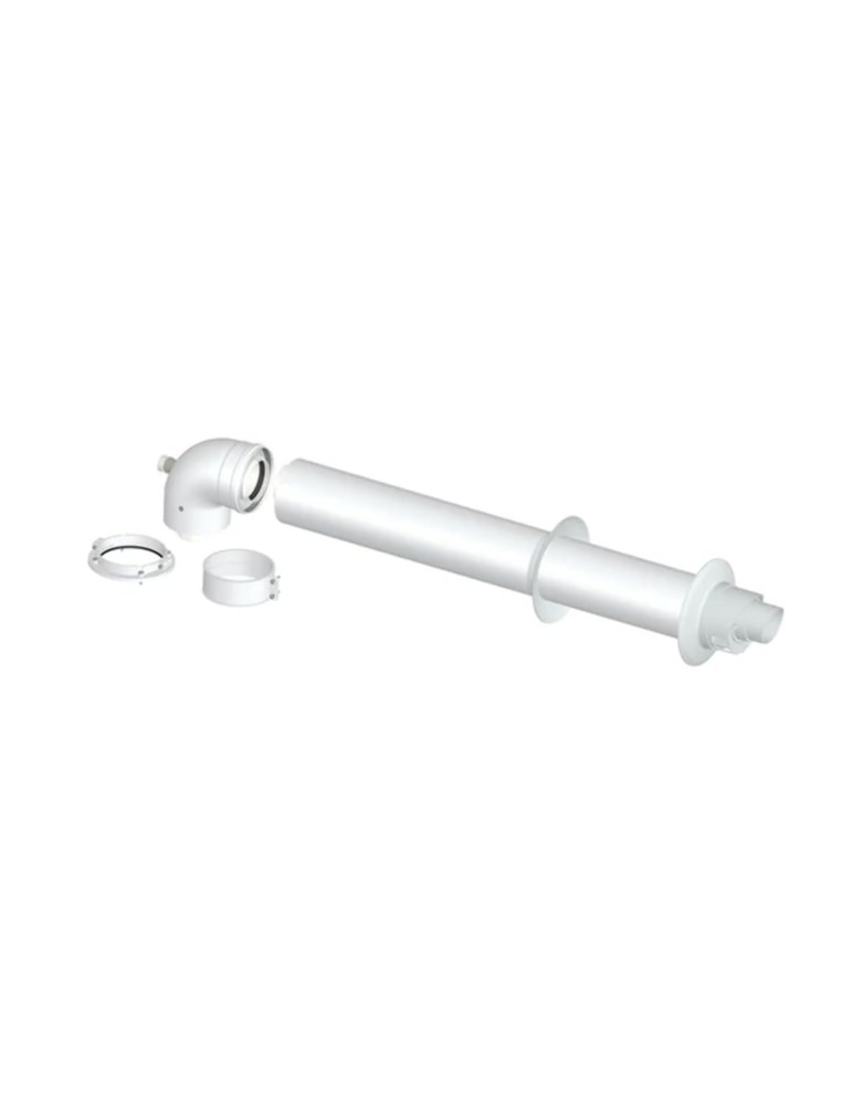 POLYMAX Kit Coassiale Scarico Fumi Orizzontale MOD.005 Adattabile Vaillant per Caldaie