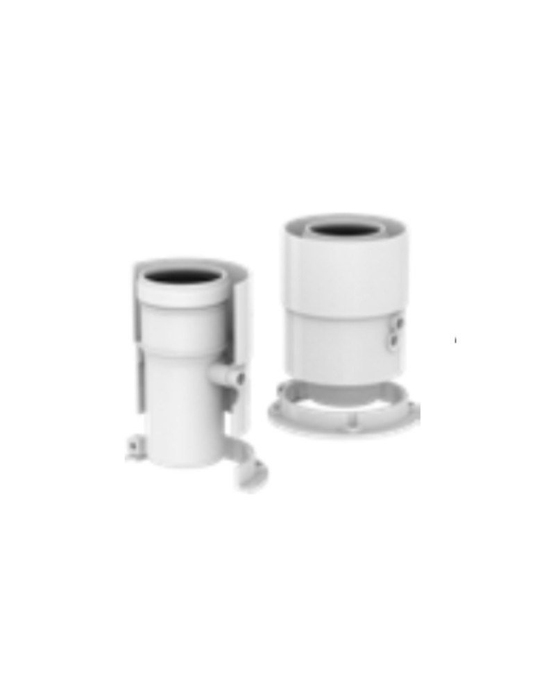 POLYMAX Partenza Verticale Coassiale Con Prelievo Fumi Mad.001 Adattabile a Ferroli Savio Arca 60-100 PP/PP