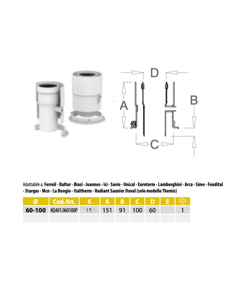 kit pattens verticale