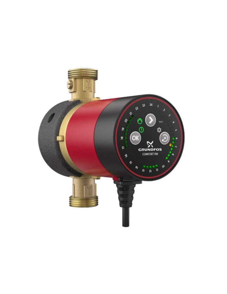 GRUNDFOS Comfort Digital con Timer 15-14BDT PM Circolatore a Rotore Bagnato  1/2"