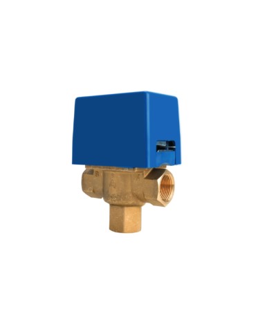 MUT Valvola di Zona a 3 Vie 1" SF 25-2 Femmina  Con Kit Micro Ritorno a Molla Impianti di Riscaldamento e Condizionamento