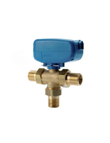 MUT Valvola a 3 Vie 3/4" Con Bocchettoni mm 230V con Kit Micro