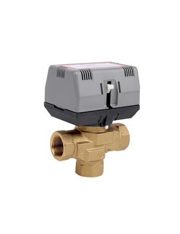 HONEYWELL Valvola Zona A 3 Vie Motorizzata Valvola bidirezionale da 1/2" In Ottone VC6613ME6000/U