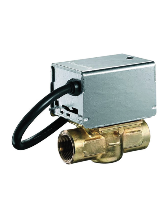 HONEYWELL Valvola Zona A 2 Vie Motorizzata con Ritorno a Molla da 3/4" in Ottone V4043H1114/U