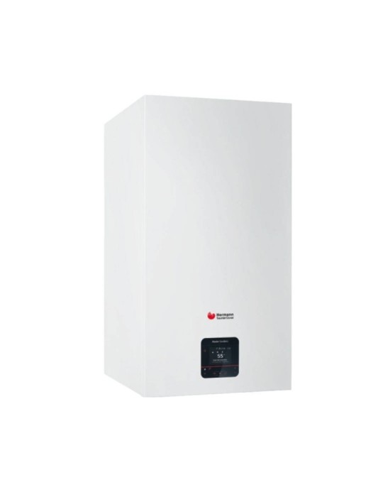 Hermann Saunier Duval Caldaia a Condensazione Master Condens  35 Con Accumulo 42 litri Metano/Gpl con Kit Fumi Incluso