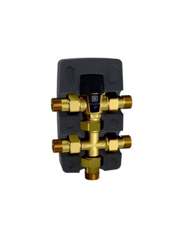 LK Armatur Set di Ricircolo LK551 Per La Circolazione Dell'acqua Calda Con Termostato
