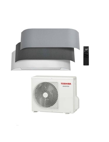 Toshiba Climatizzatore Haori Bianco 9000 btu con Rivestimenti in Tessuto Inclusi Inverter R-32 Wi-Fi Classe A+++