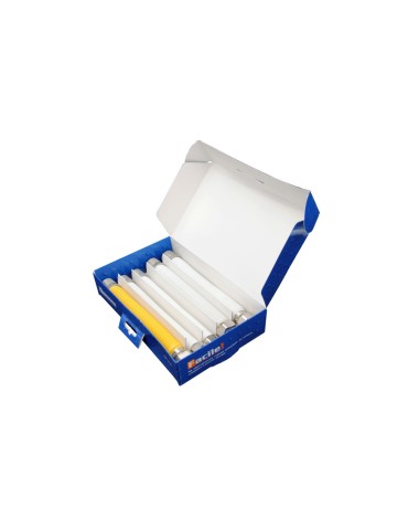 Tecnogas Kit Flessibili Estensibili Acciaio Inox Rivestiti per Caldaia 5 Pezzi 20-40 Cm Gas 3/4