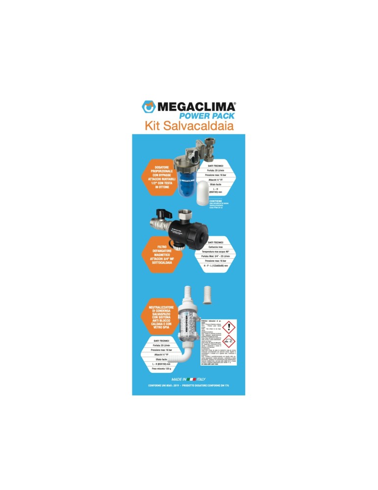 Megaclima Kit Sauve-Chaudière Power Pack - Protection complète pour votre chaudière