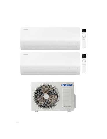 Samsung Climatizzatore Dual Split Cebu S2 9+18 con AJ050TXJ2KG/EU Inverter Wi-Fi Classe A+++