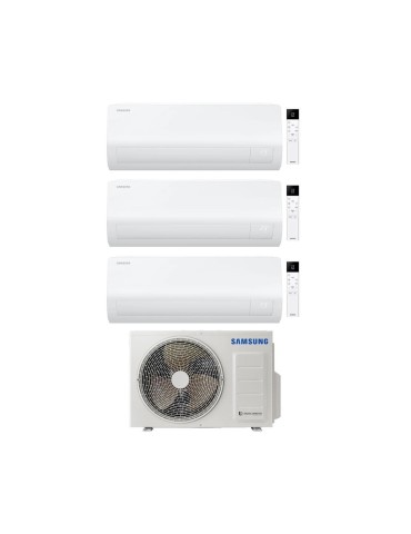 Samsung Climatizzatore Trial Split Cebu S2 7+9+18 con AJ080TXJ4KG/EU Inverter Wi-Fi Classe A++