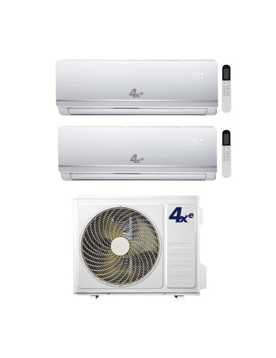 Climatiseur Dual Split 4XE Winter 9+9 Btu A++ Inverter | Megaclima