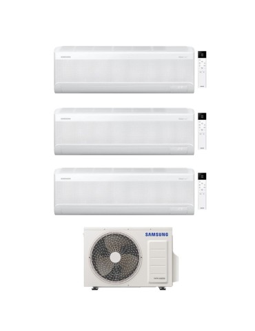 Samsung Climatizzatore Trial Split Windfree Avant S2 7+9+12 BTU con AJ080TXJ4KG/EU Inverter R-32 Wi-Fi Classe A++