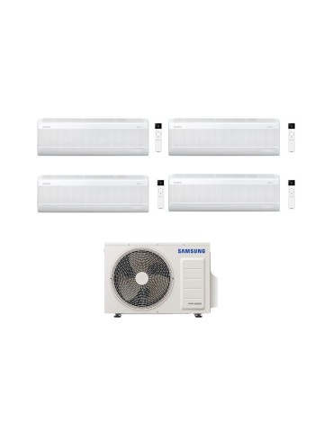 Samsung Climatizzatore Quadri Split Windfree Elite S2 7+9+9+9 BTU con AJ080TXJ4KG/EU Inverter R-32 Wi-Fi Classe A++