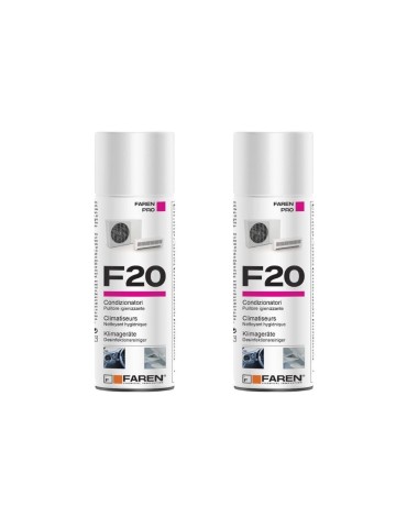 Farmicol Faren F20 Spray Igienizzante per Climatizzatori e Auto 400ml - 2pz