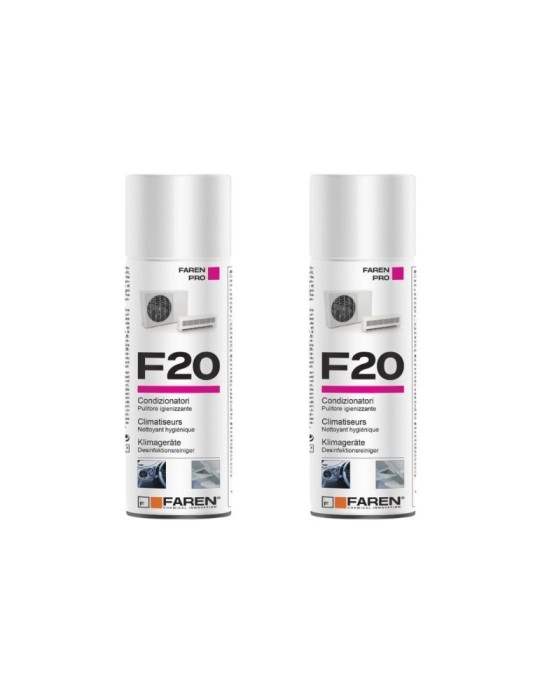 Farmicol Faren F20 Spray Igienizzante per Climatizzatori e Auto 400ml - 2pz