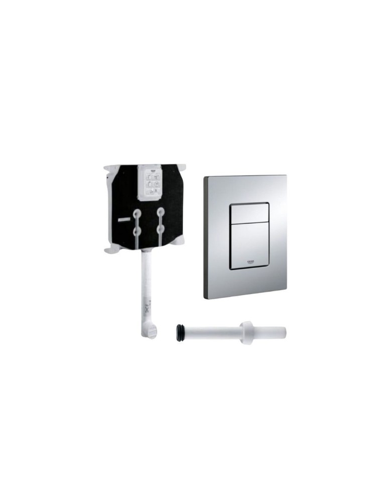 Grohe Cassetta da Incasso 38863000 Completa di Placca SKATE COSMOPOLITAN Cromata Con Canotto In Omaggio