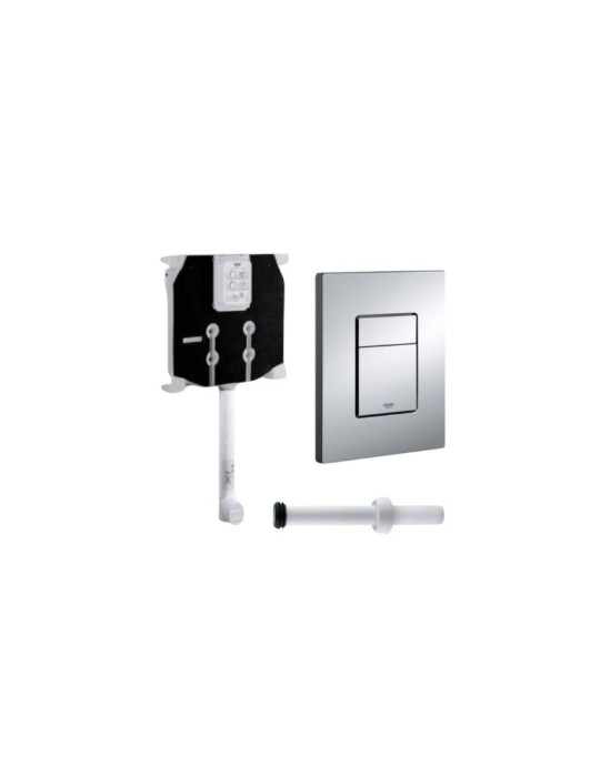 Grohe Cassetta da Incasso 38863000 Completa di Placca SKATE COSMOPOLITAN Cromata Con Canotto In Omaggio