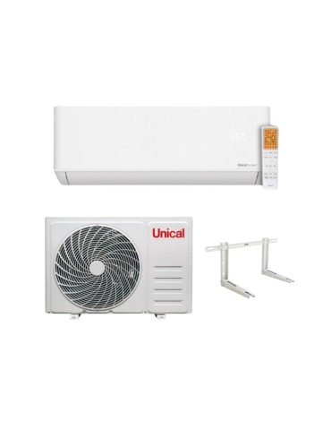 Unical Climatizzatore Monosplit Flowy 9000 BTU Inverter R-32 Wi-Fi Optional Classe A++ con Staffa