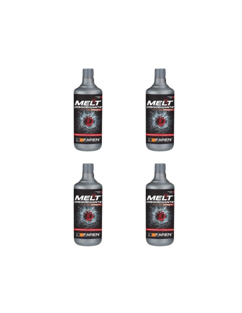 Disgorgante Acido Disotturante Liquido Faren Melt 0,75 ml Sturalavello WC - 4pz.