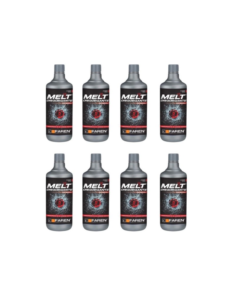 Disgorgante Acido Disotturante Liquido Faren Melt 0,75 ml Sturalavello WC - 8pz.