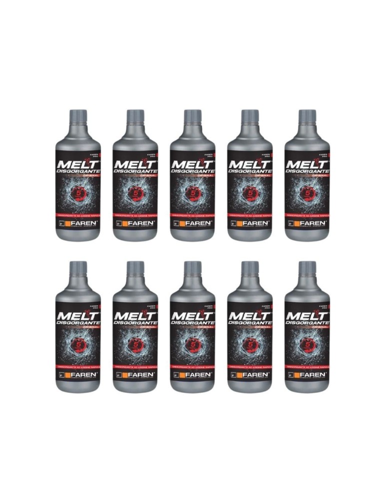 Disgorgante Acido Disotturante Liquido Faren Melt 0,75 ml Sturalavello WC - 10pz.