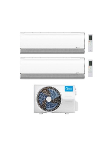 Midea Climatizzatore Dual Split serie BreezeleSS+ 12+12 con M4O-36FN8-Q Inverter R 32 Wi-Fi Classe A++