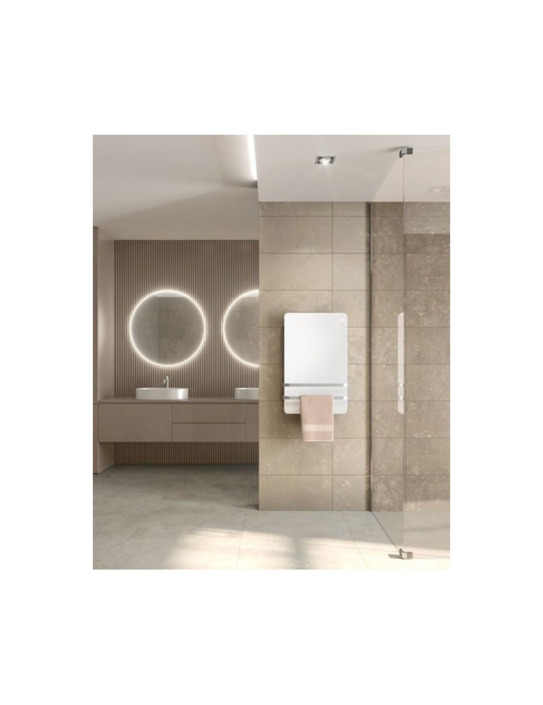 Ideal Clima Ventilconvettore radiantore da arredo Fan Coil Yoga 180 Dc Inverter TYG01D WIFI Optional Ambientata