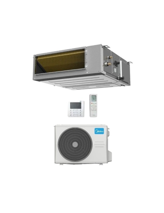 Midea Climatizzatore Monosplit Canalizzato A7 24000 Btu MTJ-24HWFNX(GA)+MOX430U-24HFN8-Q1(GA) Inverter R32 Wi-Fi Opt Classe A++