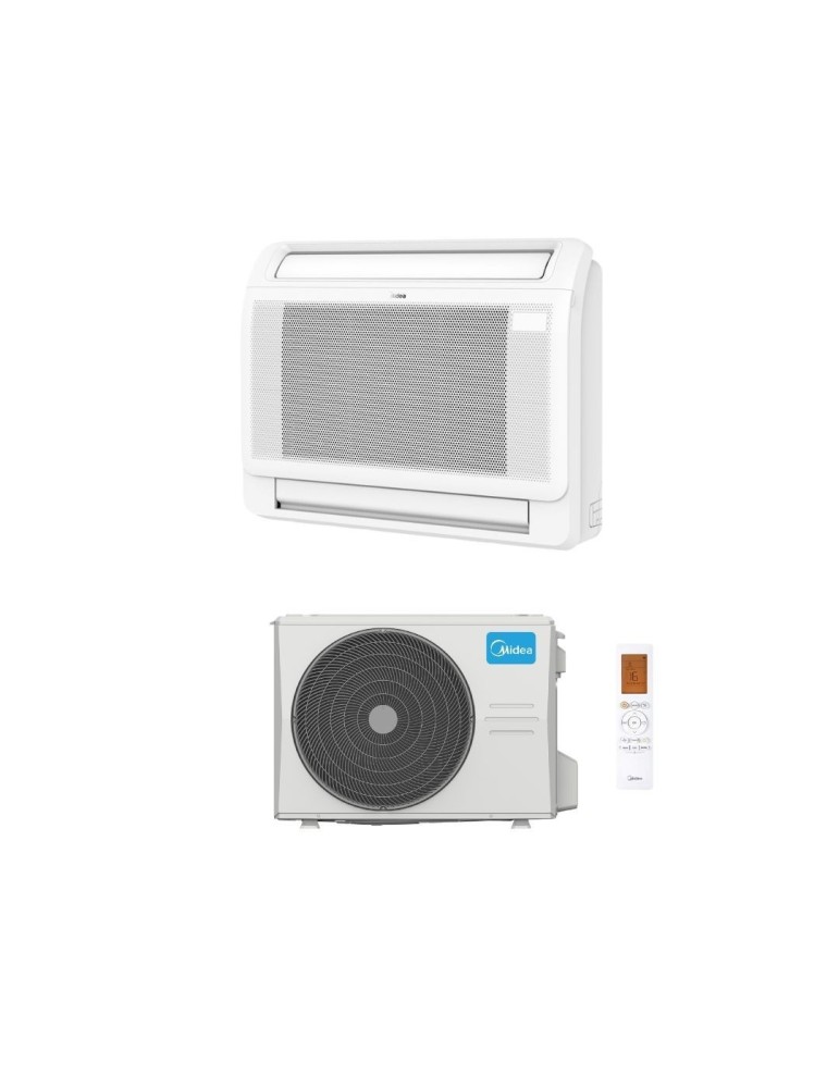 Midea Climatizzatore Monosplit Console 9000 Btu MFA2U-09HRFNX(GA) + MOX230-09HFN8-Q(GA) Inverter R32 Wi-Fi Optional Classe A++