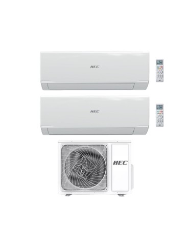 Hec by Haier Climatizzatore Dual Split Serie Tide R 9+9 2HEC35RECO-OUM Inverter Wi-Fi R-32 Classe A++