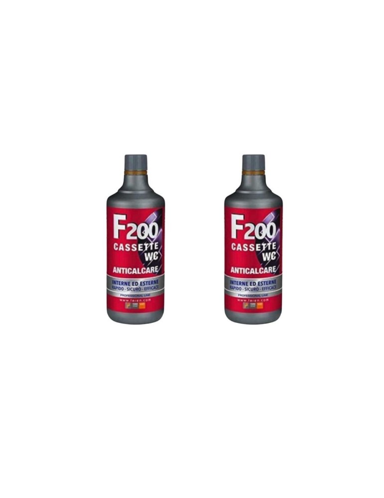 Faren Farmicol Disincrostante Anticalcare Liquido Per Cassette WC F200 Professional - 2 Pezzi