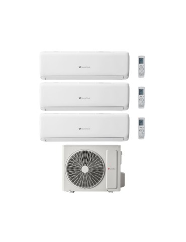 Hermann Saunier Duval Climatizzatore Trial Split VivAir Lite 9+9+9 Btu con SDH1-070MNA3O Inverter R-32 WiFi Classe A