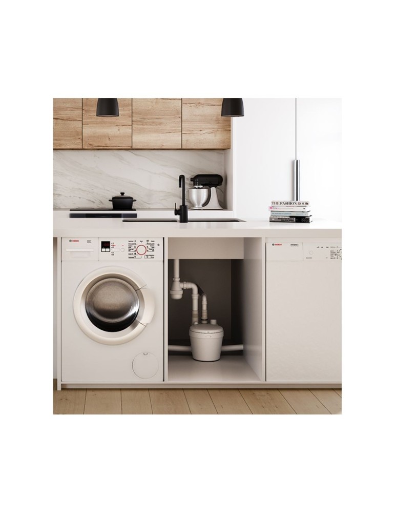 SFA Watersan 11 Pompe d’Évacuation Eaux Grises pour Lavabo, Douche, Lave-linge et Lave-vaisselle 4 Entrées - WS11 - 3