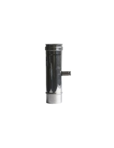 Tuyau de fumée simple paroi en acier inoxydable Ø 140 mm